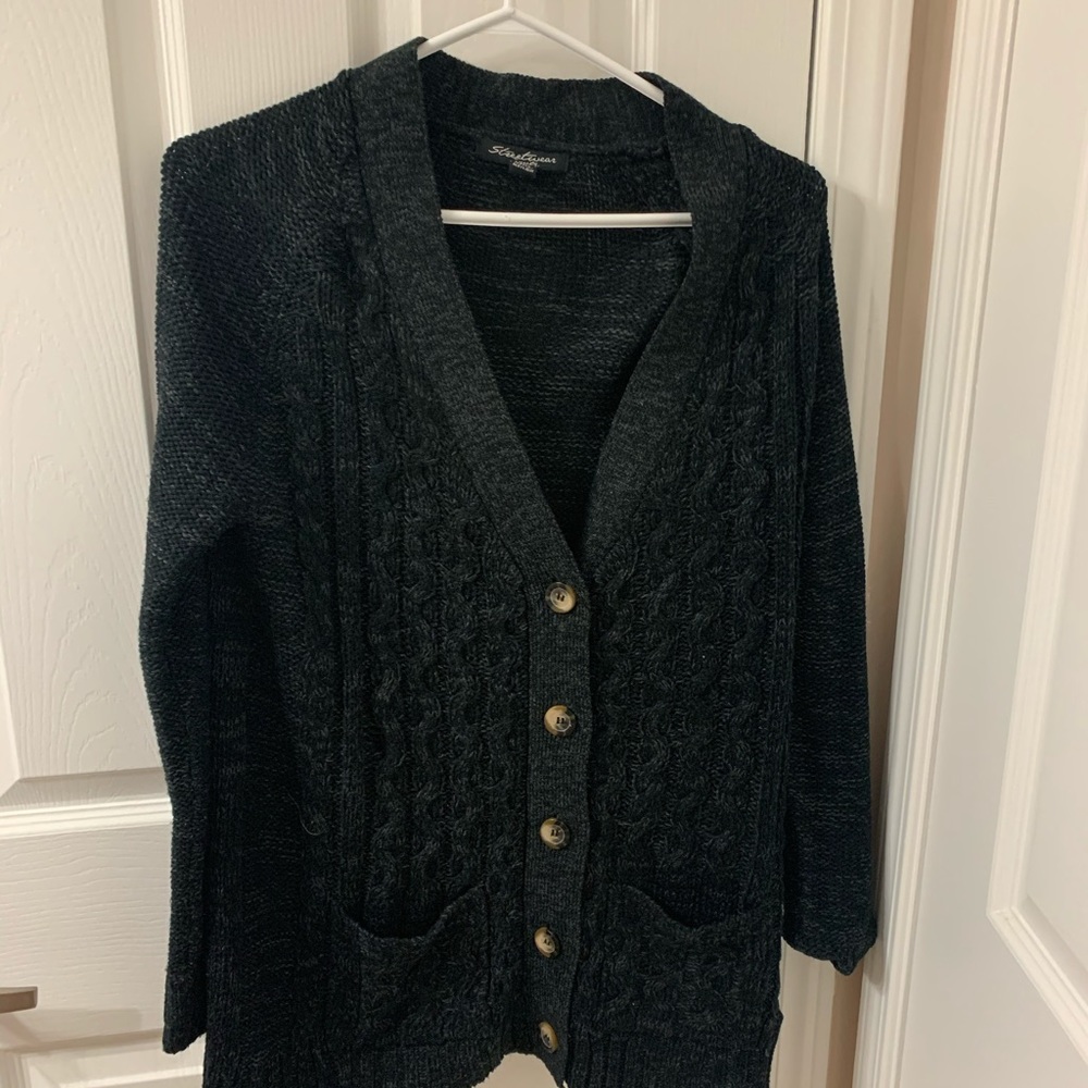 Oversized knitted sweater